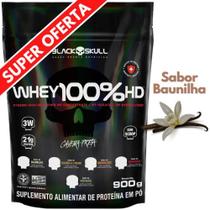 Whey Protein 100% HD Pure 900g BLACK SKULL ( Isolado - Hidrolisado - Concentrado ) Suplemento de Proteína