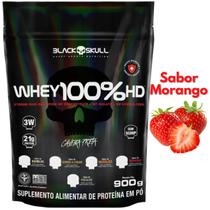 Whey Protein 100% HD Pure 900g BLACK SKULL ( Isolado - Hidrolisado - Concentrado ) Suplemento de Proteína