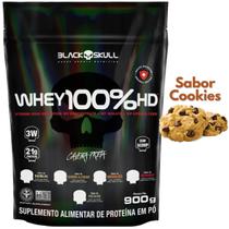 Whey Protein 100% HD Pure 900g BLACK SKULL ( Isolado - Hidrolisado - Concentrado ) Suplemento de Proteína
