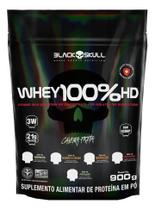 Whey Protein 100 HD Pure 900g BLACK SKULL Isolado Hidrolisado Concentrado Suplemento de Proteína