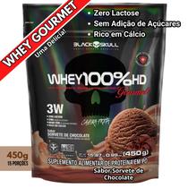 Whey Protein 100% HD Refil GOURMET Black Skull (Isolado - Hidrolisado - Concentrado)