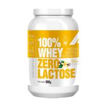 Whey Protein 100% Health Labs Zero Lactose Sabor Baunilha 900g