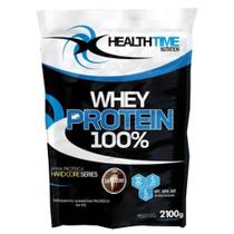 Whey Protein 100% - Healthtime (2,1Kg) - Banana com canela - Health time Whey Protein 100% - Healthtime (2,1Kg) - Banana com canela - Health time
