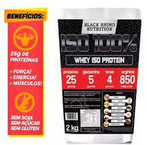 Whey Protein 100% Isolado 2kg - Black Rhino Nutrition - Black Rino