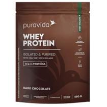 Whey Protein 100% Isolado Dark Chocolate 450g Pura Vida