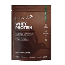 Whey Protein 100% Isolado Dark Chocolate - Puravida 450g