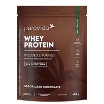 Whey Protein 100% Isolado Dark Chocolate Puravida 450g