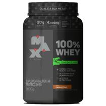 Whey Protein 100% Linha Dino Pote 900G Sabor Cappuccino Max Whey Protein 100% Linha Dino Pote 900G Sabor Cappuccino Max
