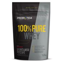 Whey Protein 100% Pure 1.8Kg Morango Refil Probiotica - PROBIÓTICA