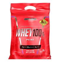 Whey Protein 100% Pure Integralmédica Concentrado Gelato di Latte Refil 900g