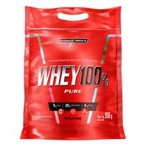 Whey protein 100% pure integralmedica diversos sabores suplemento em pó sachê 900g