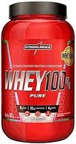 Whey protein 100 % pure morango 900g - integralmedica