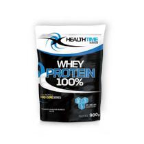 Whey Protein 100% Refil Morango (900g) - Health Time Nutrition