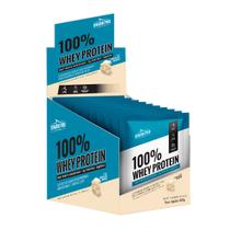 Whey Protein 100% Sabor Chocolate Branco 10 Unidades Sachê 40g Shark Pro