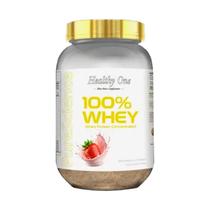 Whey Protein 100% Whey 900g Morango Healthy One