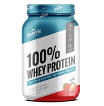 Whey Protein 100% Whey Pote 900g Sabor Morango Shark Pro - Shrak Pro