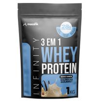 Whey Protein 1kg 3 em 1 - Active Infinity - Baunilha - Active Nutrition