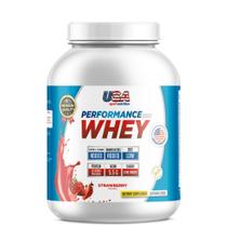 Whey Protein 1kg (Morango) Proteínas + Aminoácidos + Vitaminas (USA Sport Nutrition)