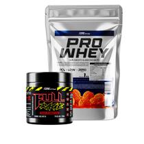 Whey Protein 1Kg Refil + Pré Treino Full Rage 300g - Pro Healthy