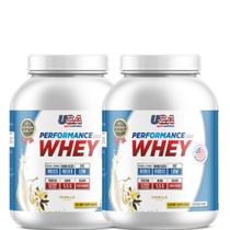 Whey Protein 2kg (Baunilha) Proteínas + Aminoácidos + Vitaminas (USA Sport Nutrition)