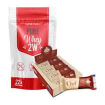 Whey Protein 2w 900g - Puretech + Barra Display C/ 12 Uni