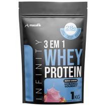 Whey Protein 3 em 1 Infinity - Morango - Active Nutrition