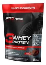 WHEY PROTEIN 3W - 2 KG - MUSCLE GROWTH SaborChocolate - PORO FORCE