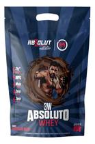 Whey Protein 3w Absoluto 900g 21g Proteína Chocolate Whey Protein 3w Absoluto 900g 21g Proteína Chocolate