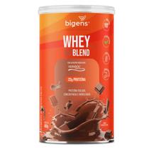 Whey Protein 3W Blend Clean Bigens Chocolate Suíço 450g - Whey Protein 3W Blend Clean Bigens Chocolate Suíço 450g -