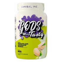 Whey Protein 3W Gods Whey Tasty 900g Pistache e Chocolate Branco Canibal Inc Whey Protein 3W Gods Whey Tasty 900g Pistache e Chocolate Branco Canibal Inc