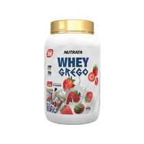 Whey Protein 3W Grego Sabor Morango Com Chantilly Pote 900g Nutrata