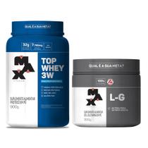 Whey Protein 3W + L Glutamina Max Titanium