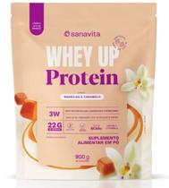 Whey Protein 3W UP Sabor Baunilha e Caramelo Sache de 900g-Sanavita