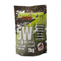 Whey Protein 5W BuilderPro - 2kg Sabor Chocolate com Avelã