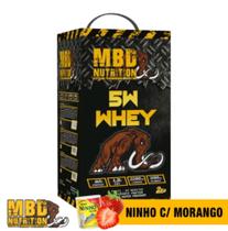 Whey Protein 5W MBD Nutrition 2kg - Proteína Concentrada Isolada