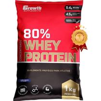 Whey Protein 80% Concentrado 1kg Growth Supplements