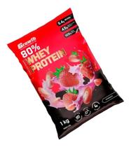 WHEY PROTEIN 80% CONCENTRADO (1KG) - sabor morango WHEY PROTEIN 80% CONCENTRADO (1KG) - sabor morango