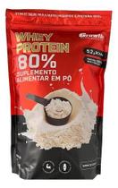 Whey Protein 80 Growth Suplementos Sabor leite em pó 1Kg Whey Protein 80 Growth Suplementos Sabor leite em pó 1Kg