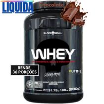 Whey Protein 900g Black Skull 3W Isolado Hidrolisado Concentrado Suplemento de Proteína Pote