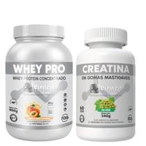 Whey Protein 900g Damasco e Creatina Gomas (uva) Einstein