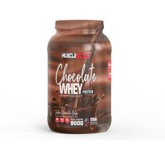 Whey Protein 900G - Sabor Chocolate Belga - Muscleboss