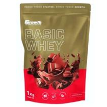 Whey Protein Basic 1Kg Proteína Concentrada Chocolate Growth Supplements