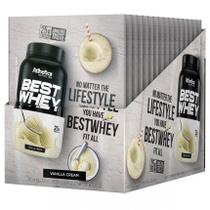 Whey Protein Best Whey Atlhetica Nutrition display com 15 Sachês de 35g Sabor Baunilha Whey Protein Best Whey Atlhetica Nutrition display com 15 Sachês de 35g Sabor Baunilha