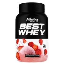 Whey Protein Best Whey Pote 900g Atlhetica Nutrition / MILKSHAKE DE MORANGO Whey Protein Best Whey Pote 900g Atlhetica Nutrition / MILKSHAKE DE MORANGO