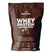 Whey Protein Concentrada + 1000mg Glutamina 450g Emana Suplementos