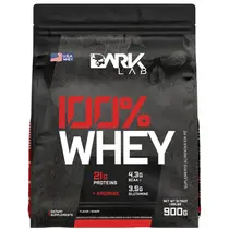 Whey Protein Concentrado 100% 900g Refil Dark Lab Morango Sabor:Morango