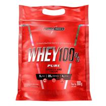 Whey Protein Concentrado 100% Pure Integral Médica sabor Cookies and Cream Refill 900g