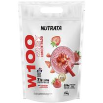 Whey Protein Concentrado 100% W100 900g Refil - Nutrata