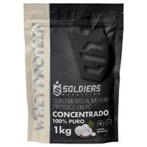 Whey Protein Concentrado 1kg - Beijinho - 100% Importado - Soldiers Nutrition