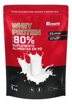 Whey Protein Concentrado 1kg Growth Supplements Sabor Natural Whey Protein Concentrado 1kg Growth Supplements Sabor Natural